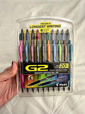 Pilot G2 20-Pack Multicolor Gel Pens NWT